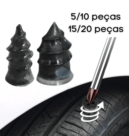 Kit de Reparo de Pneus a Vácuo - CÉU UTILIDADES