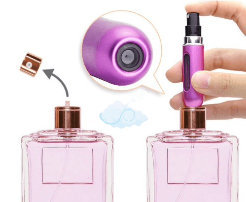 Mini Porta Perfume Spray Recarregável - CÉU UTILIDADES