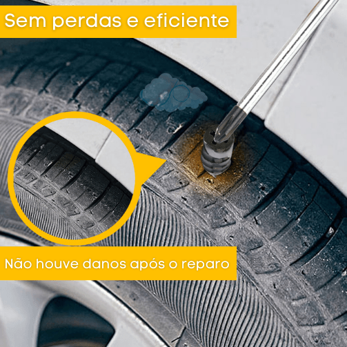 Kit de Reparo de Pneus a Vácuo - CÉU UTILIDADES