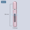 Mini Porta Perfume Spray Recarregável - CÉU UTILIDADES