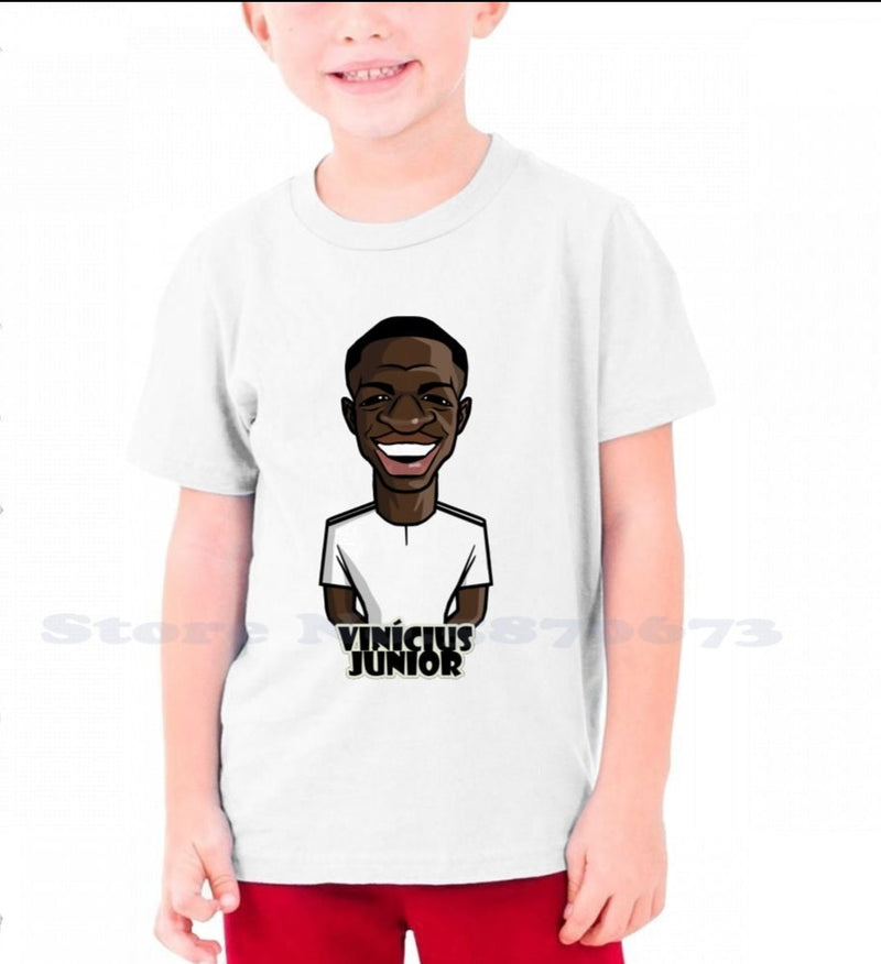 Camiseta Vinicius Jr. - Adulto e Criança