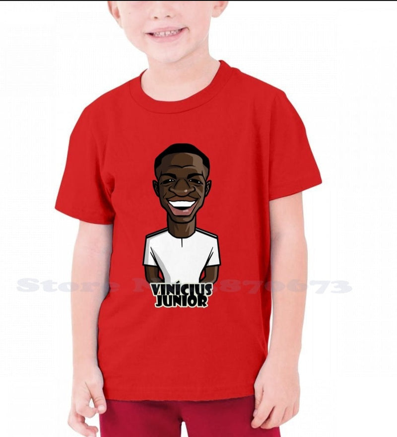 Camiseta Vinicius Jr. - Adulto e Criança