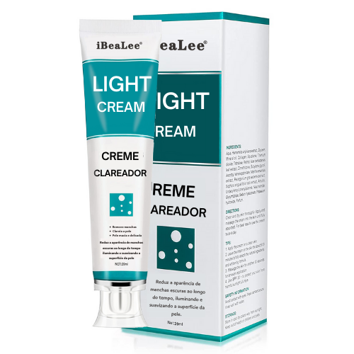 Light Cream - Creme Clareador de Manchas e Melasma