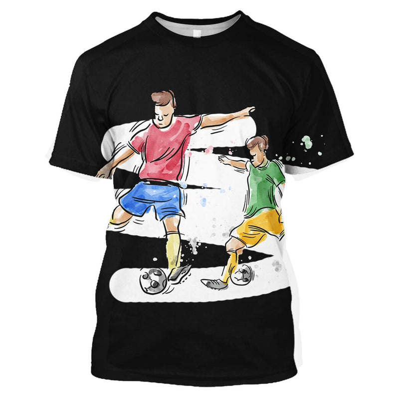 Camiseta 3D Futebol Plus Size