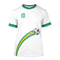 Camiseta 3D Brasil 2022 Plus Size