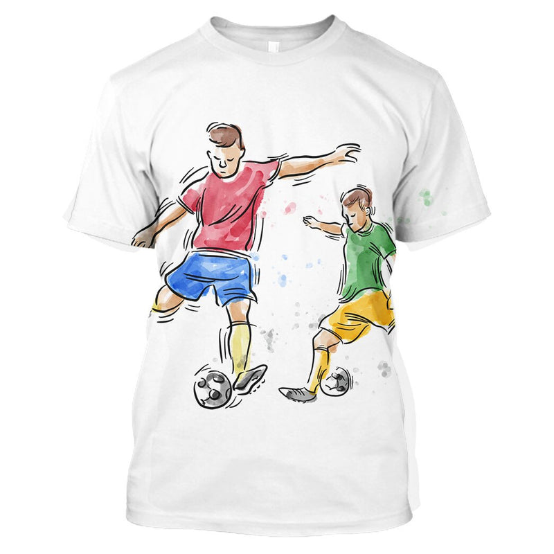 Camiseta 3D Futebol Plus Size