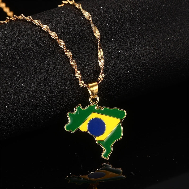 Corrente Banhada a Ouro do Brasil