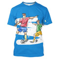 Camiseta 3D Futebol Plus Size