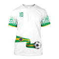 Camiseta 3D Brasil 2022 Plus Size